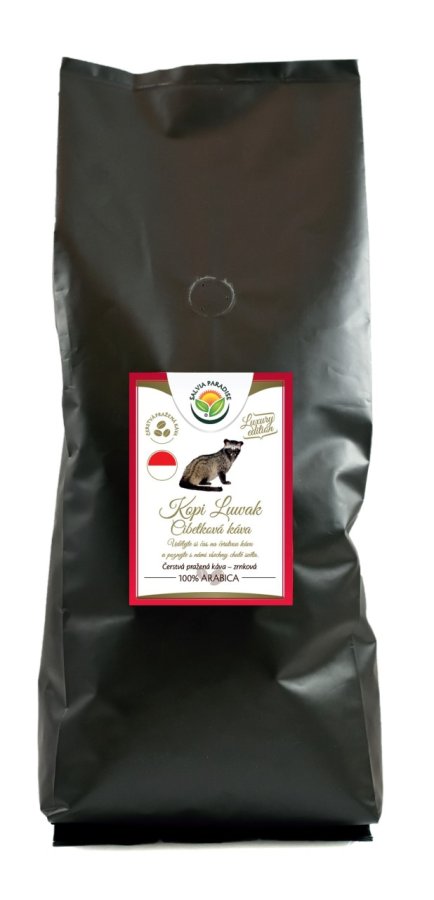 Káva - Kopi Luwak - cibetková káva 1000 g Zavřete