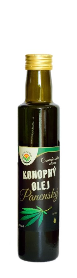 Konopný olej panenský 250ml Zavřete