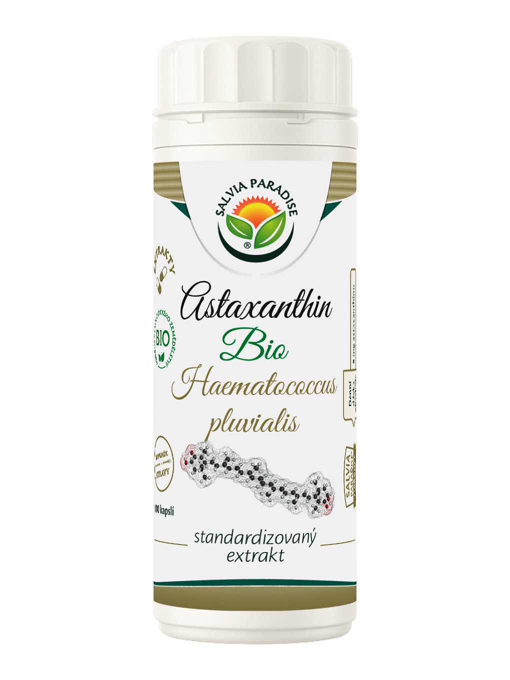 Astaxanthin standardizovaný extrakt kapsle BIO 100 ks
