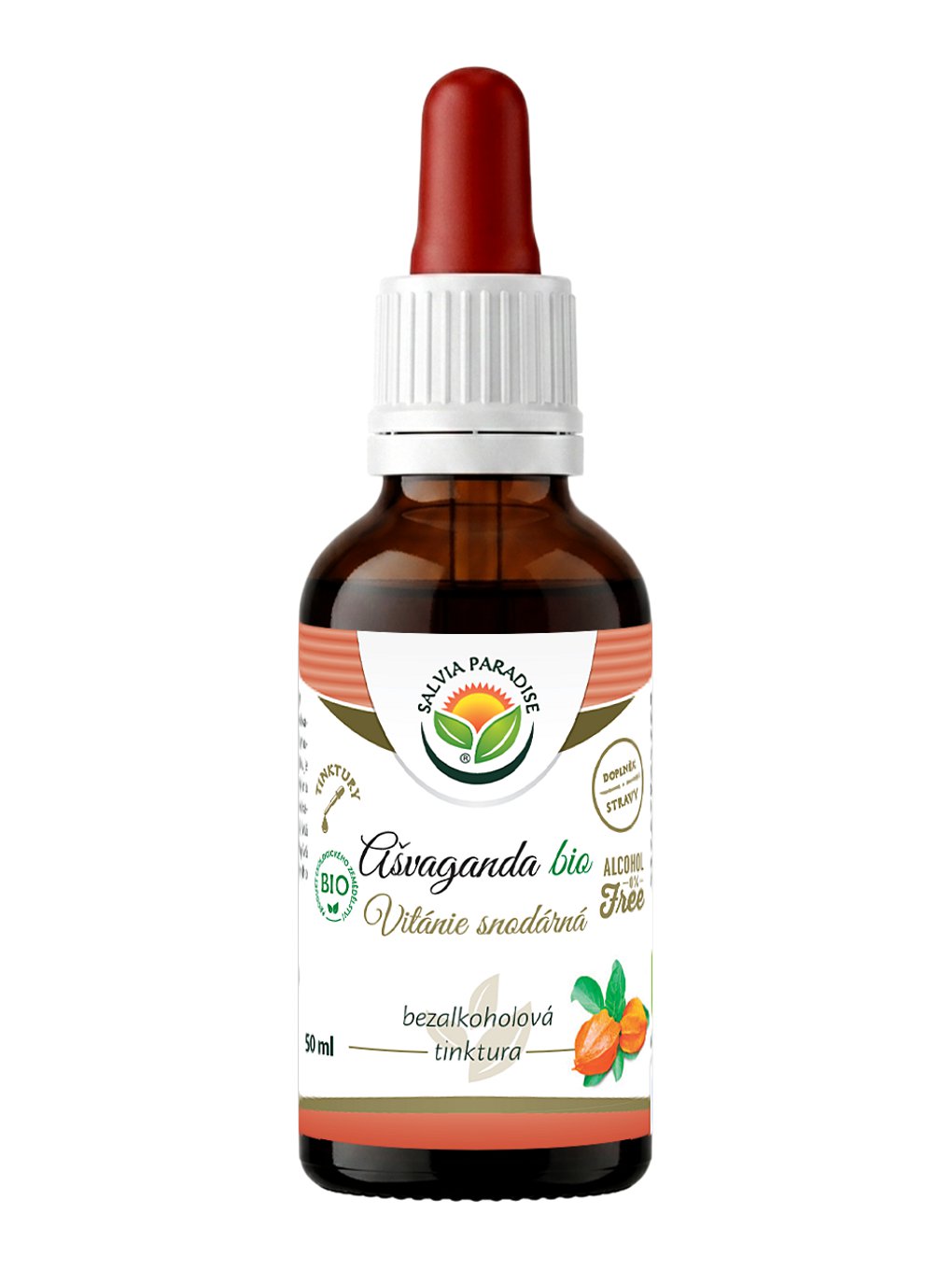 Ašvaganda - vitánie AF tinktura BIO 50 ml