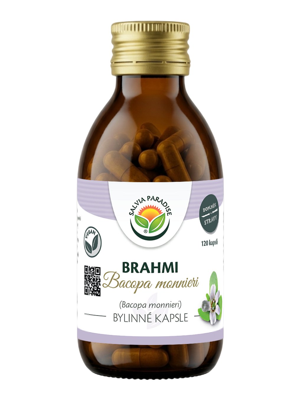 Brahmi - Bacopa monnieri kapsle 120 ks