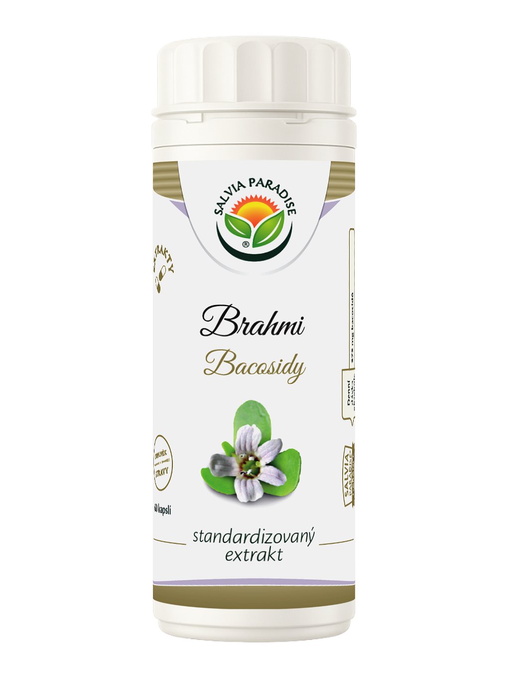 Brahmi - Bacopa monnieri standardizovaný extrakt kapsle 60 ks