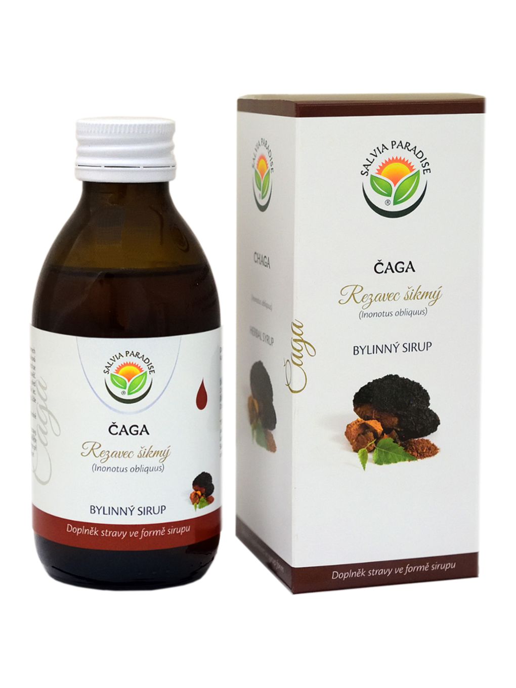 Čaga - rezavec šikmý DS sirup 180 ml