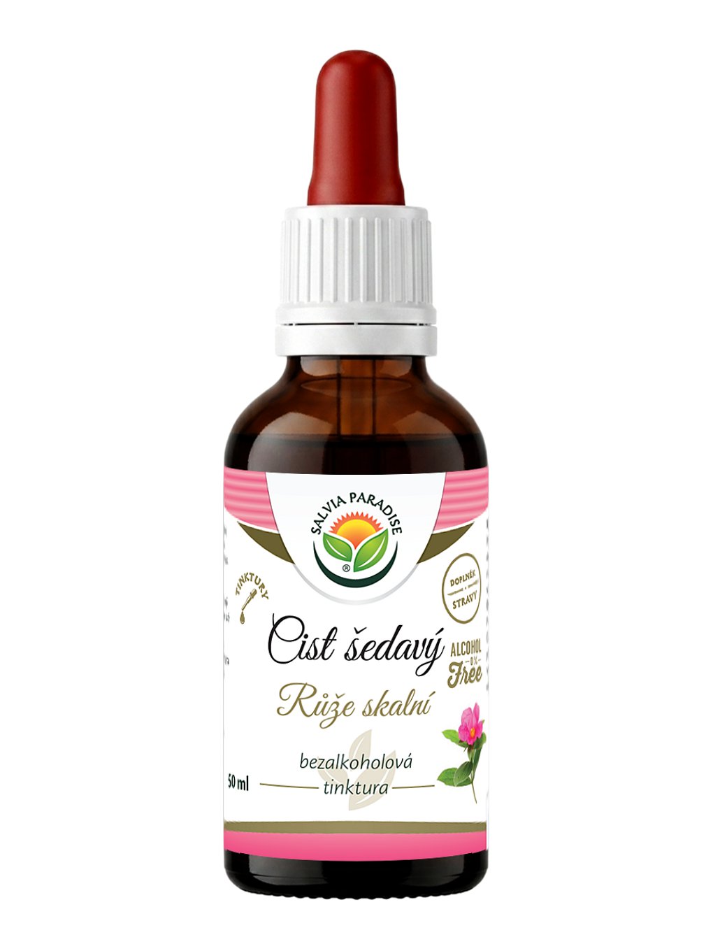 Cist šedavý - růže skalní AF tinktura 50 ml