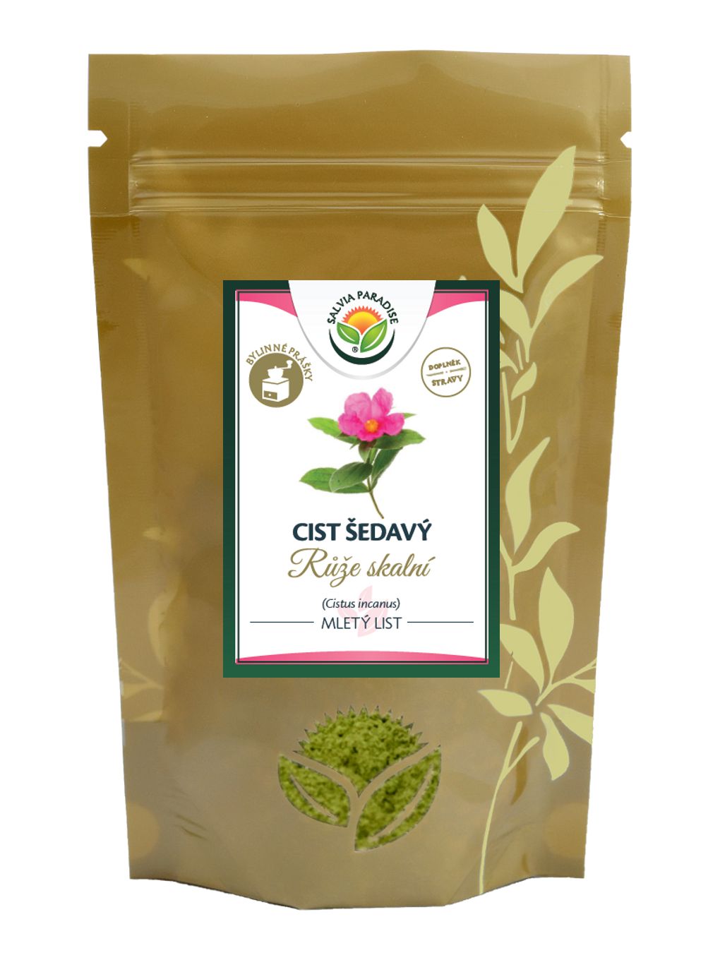 Cist šedavý - růže skalní list mletý 100 g