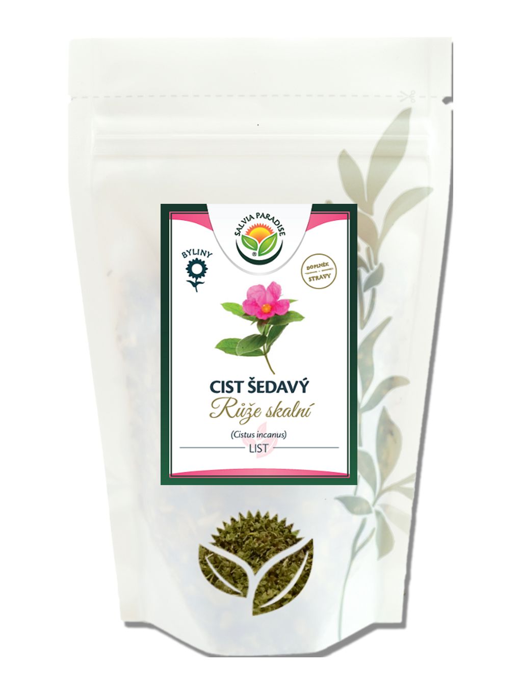 Cist šedavý -  růže skalní list
