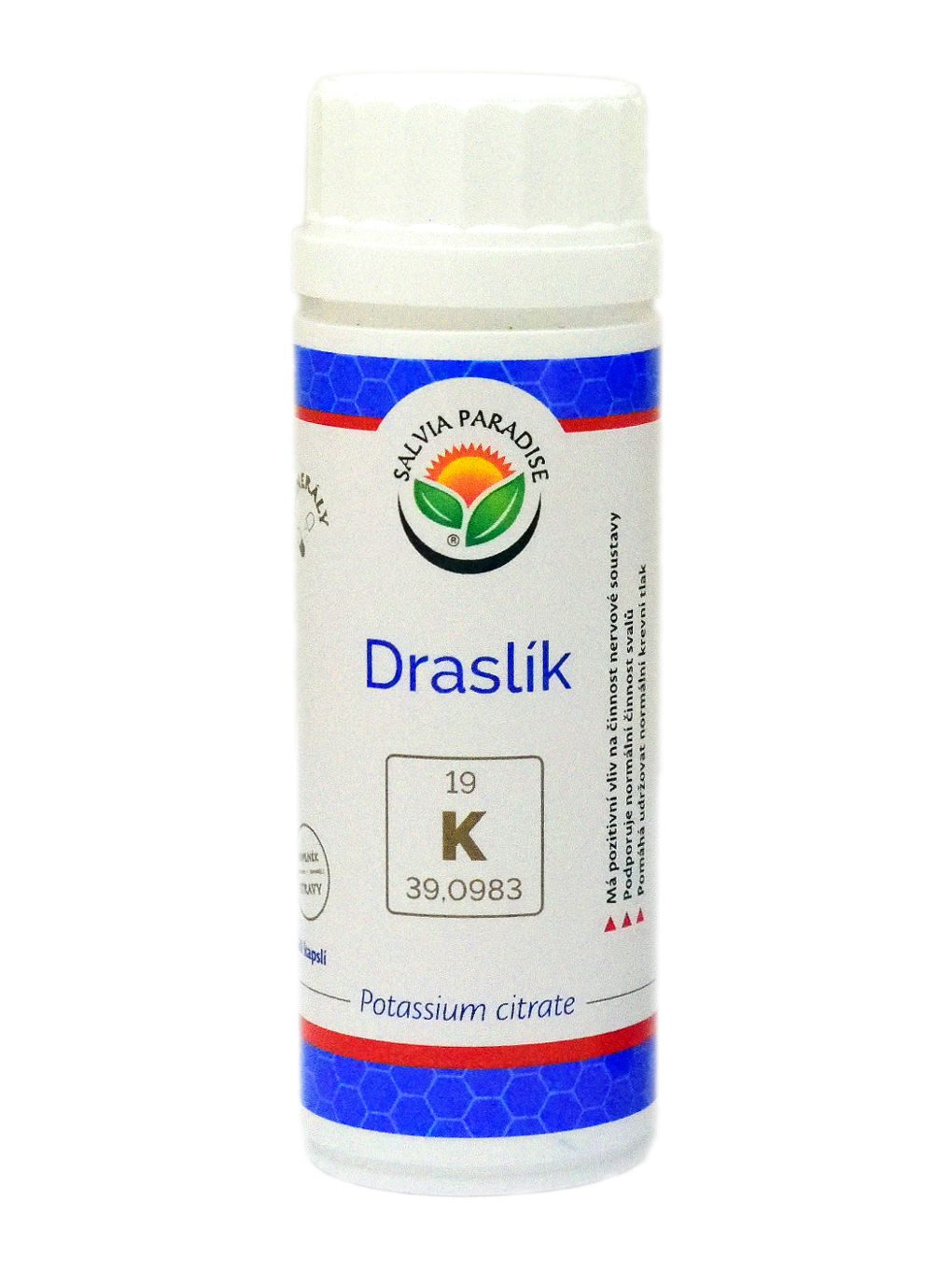Draslík - Potassium citrate kapsle 60 ks