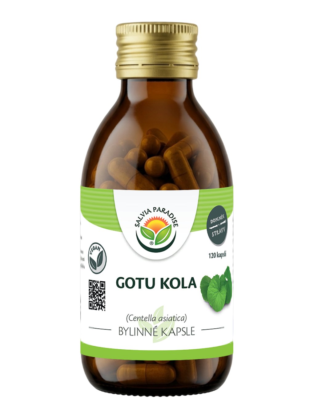Gotu kola - pupečník kapsle 120 ks