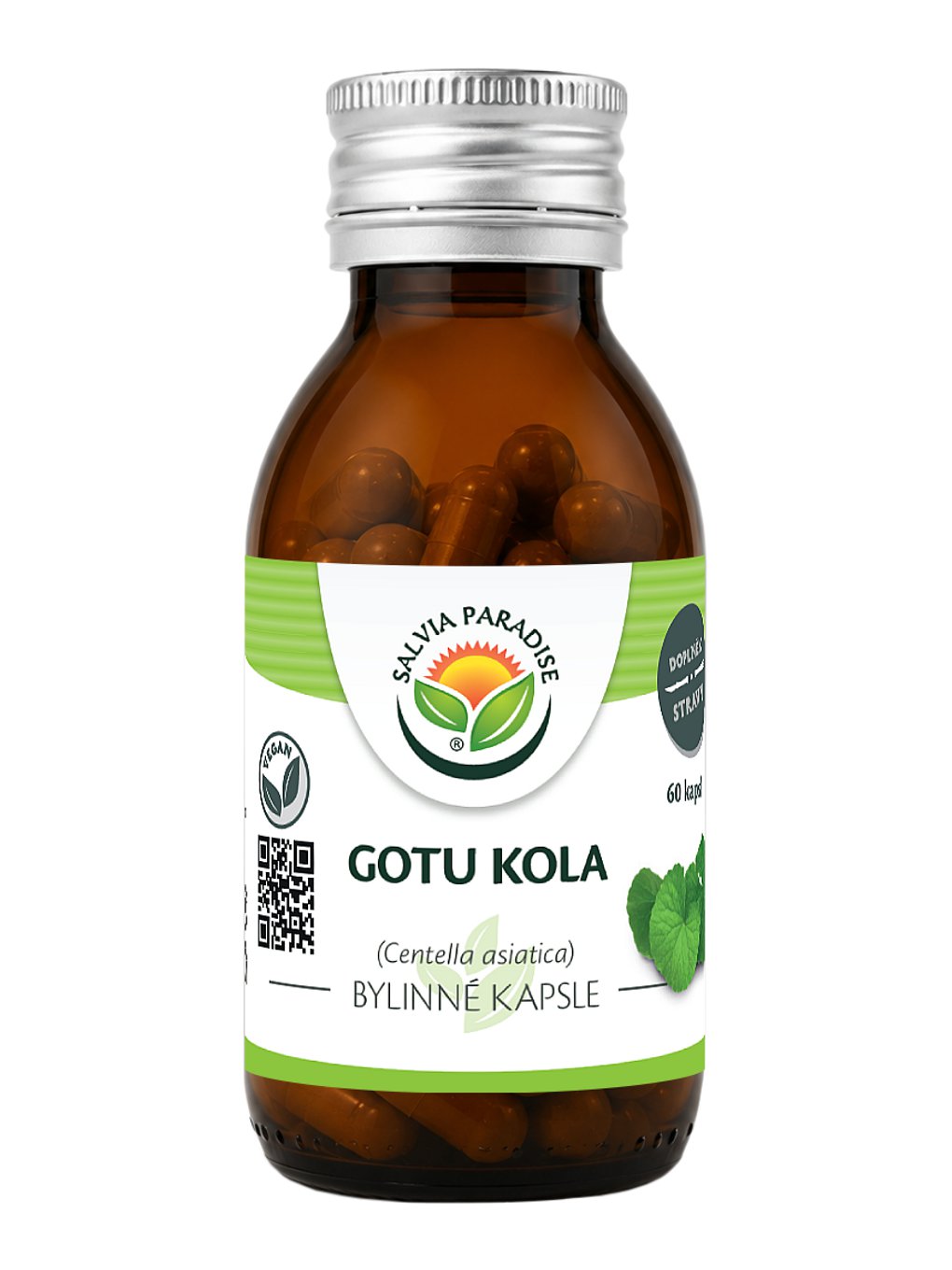 Gotu kola - pupečník kapsle 60 ks