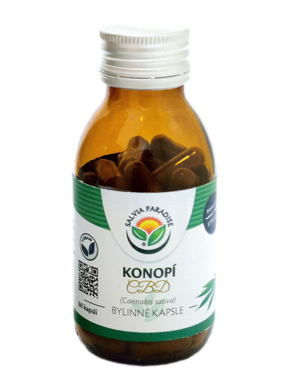 Konopí CBD - Cannabis sativa kapsle 60 ks