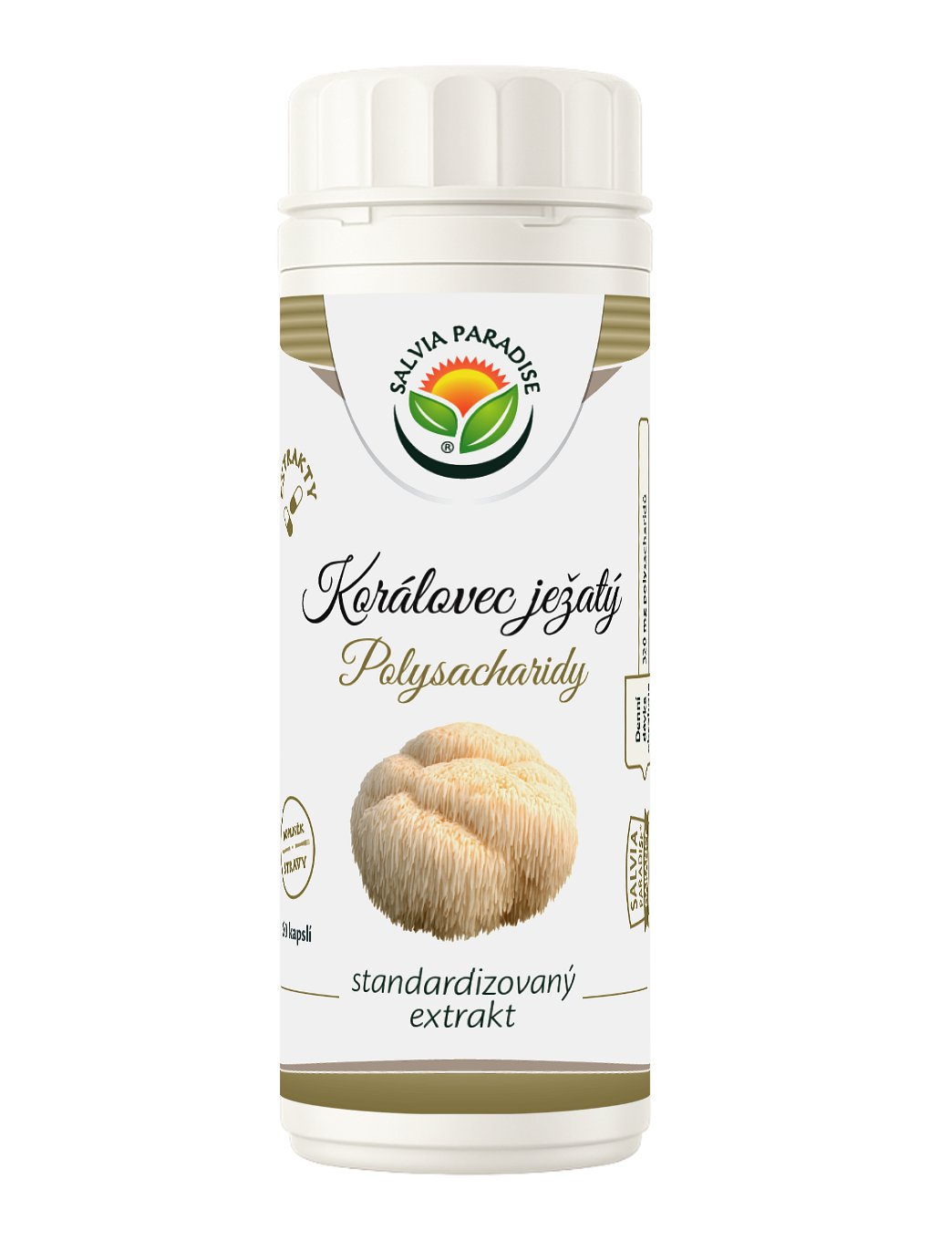 Korálovec - Hericium standardizovaný extrakt kapsle 60 ks