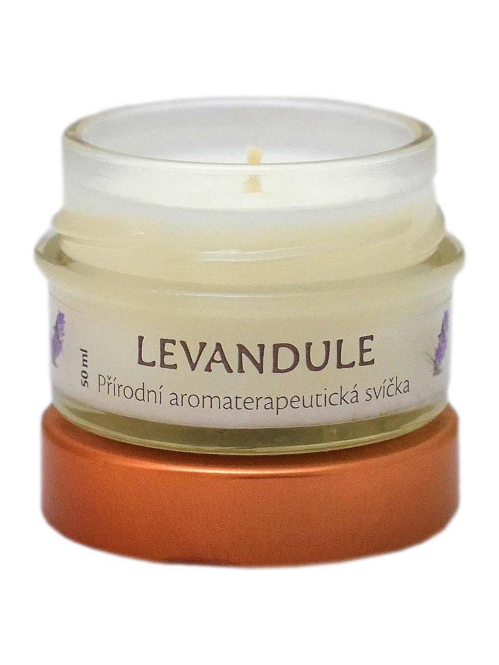Levandule aromaterapeutická svíčka 50 ml