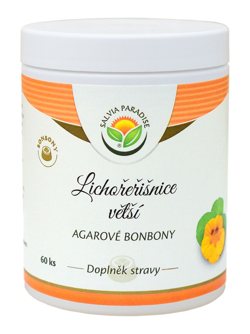 Lichořeřišnice větší agarové bonbony 60 ks