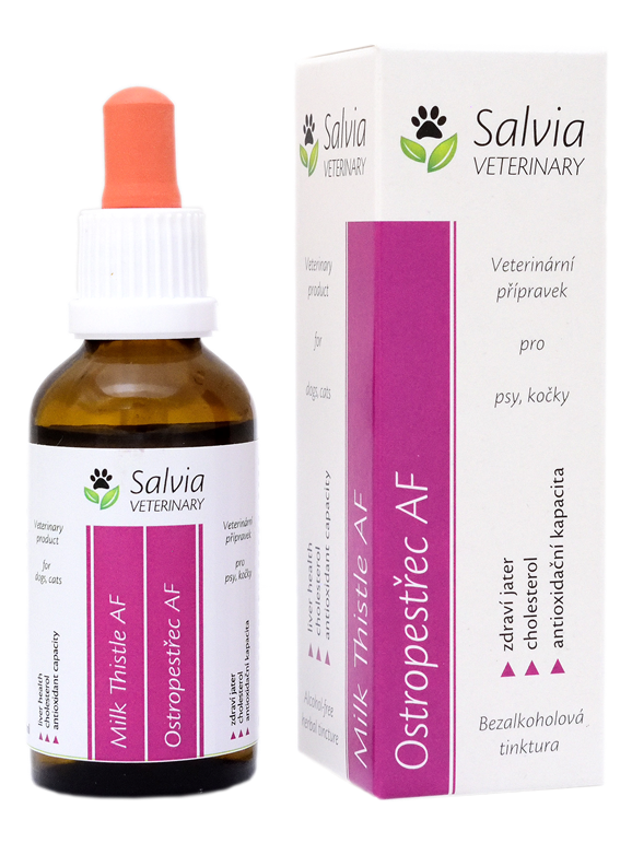 Salvia Veterinary Milk Thistle AF 50 ml - Kliknutím na obrázek zavřete