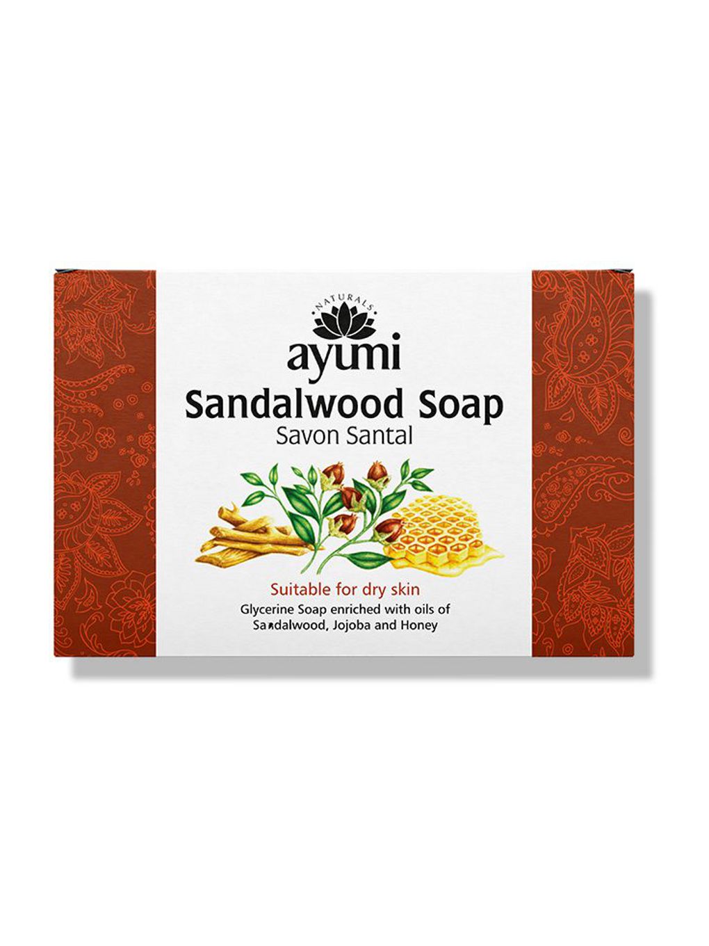 Ajurvédské bylinné mýdlo santal - jojoba 100 g