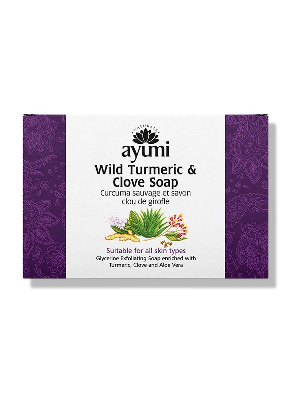 Ajurvédské bylinné mýdlo kurkuma - hřebíček 100 g