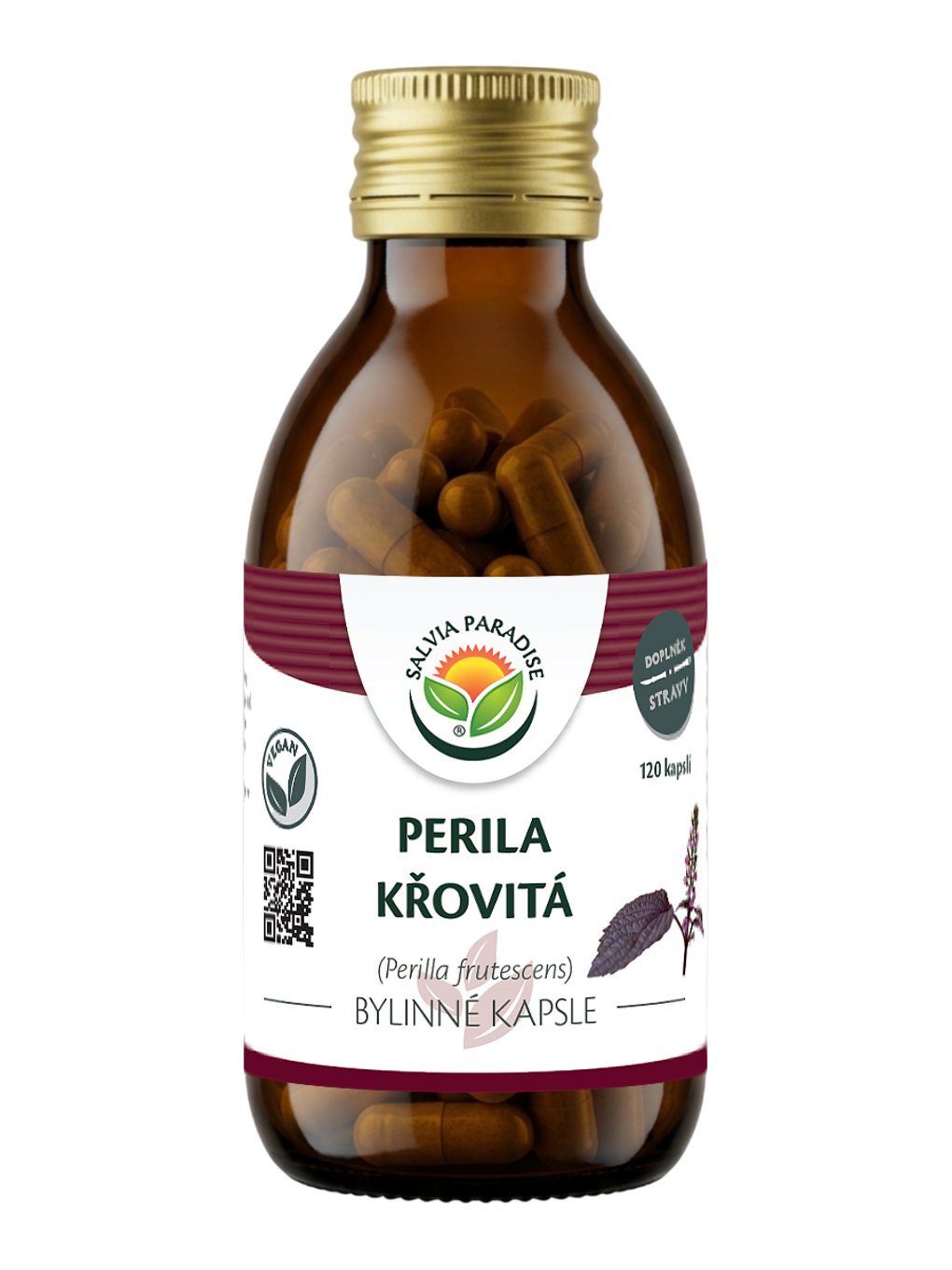 Perila křovitá kapsle 120 ks