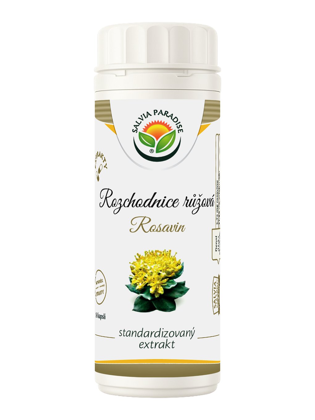 Rozchodnice - Rhodiola standardizovaný extrakt kapsle 60 ks