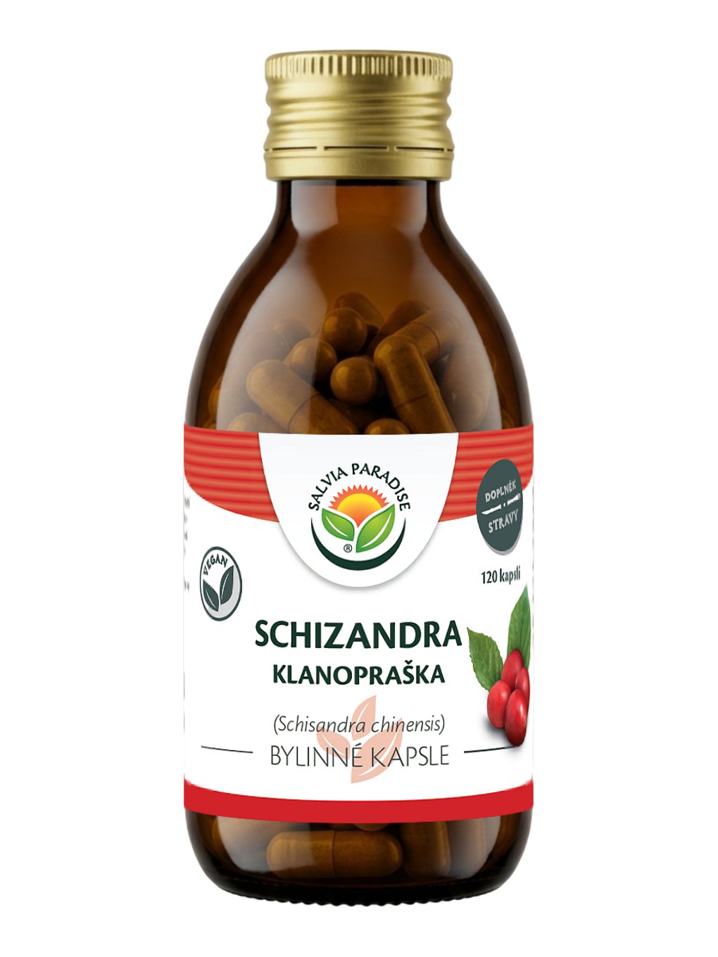 Schizandra bylinné kapsle 120 ks
