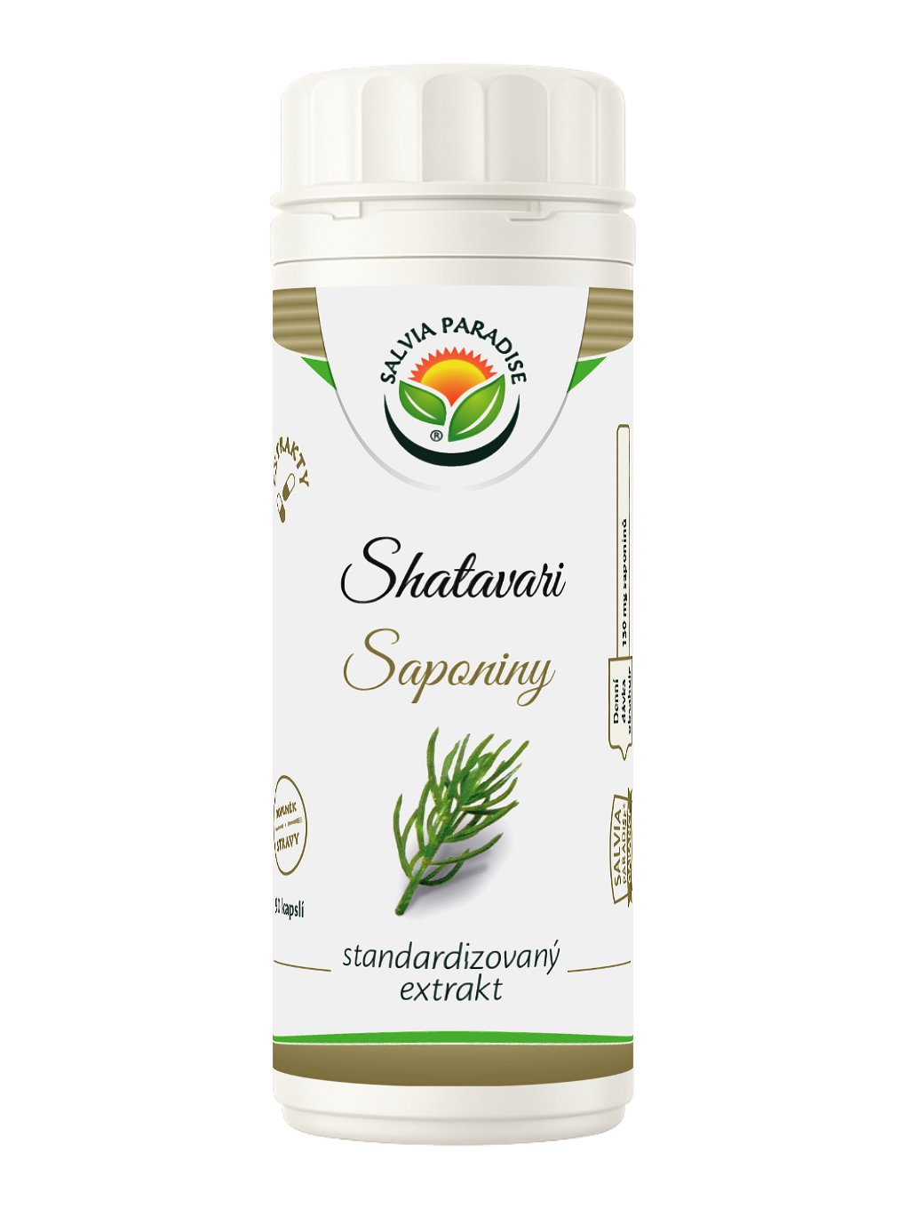 Šatavari - shatavari standardizovaný extrakt kapsle 90 ks