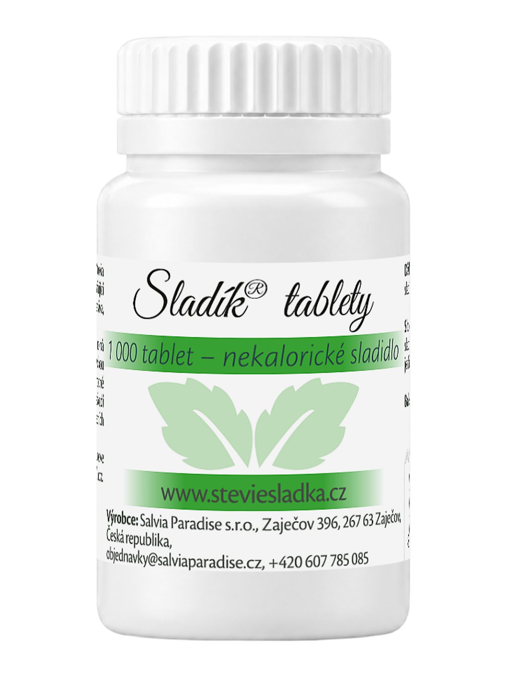 Sladík sladidlo - stévie tablety 1000 ks