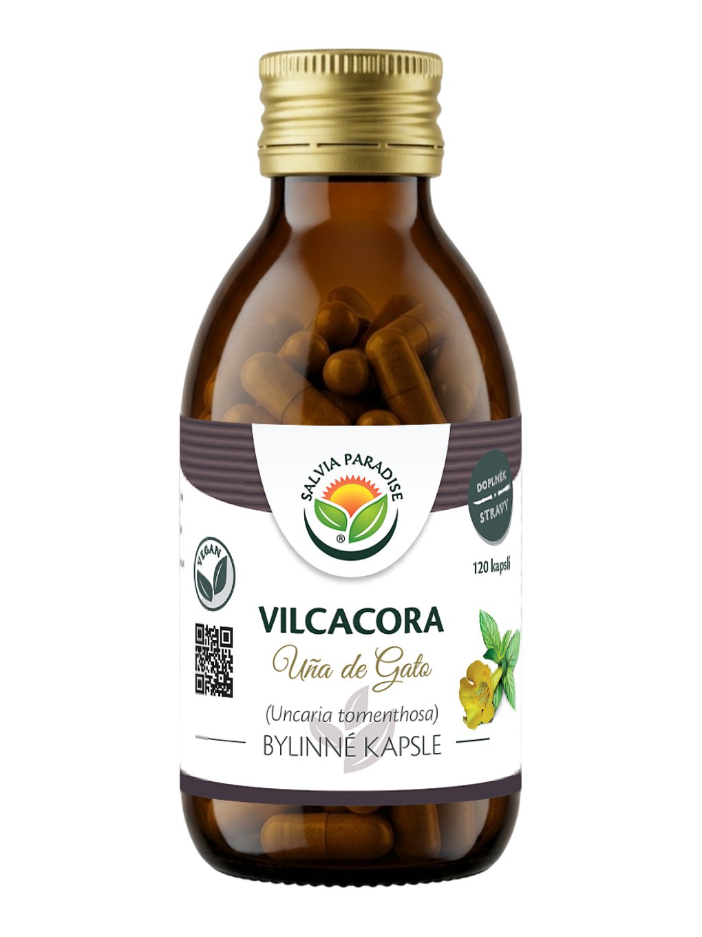 Vilcacora - Uncaria tomentosa kapsle 120 ks