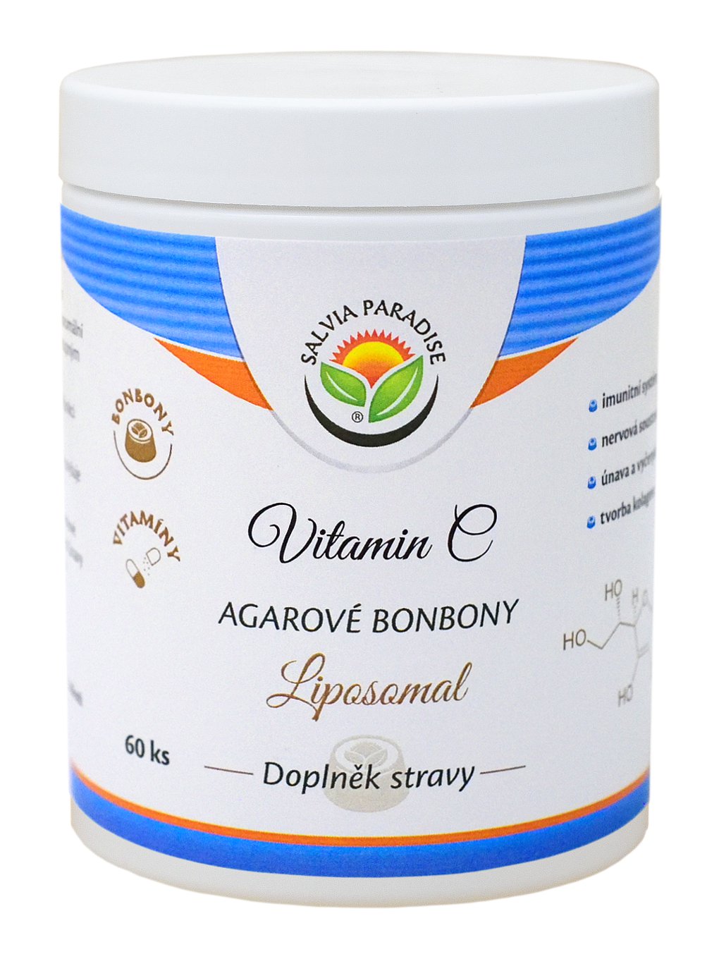 Vitamin C - Liposomal agarové bonbony 60 ks