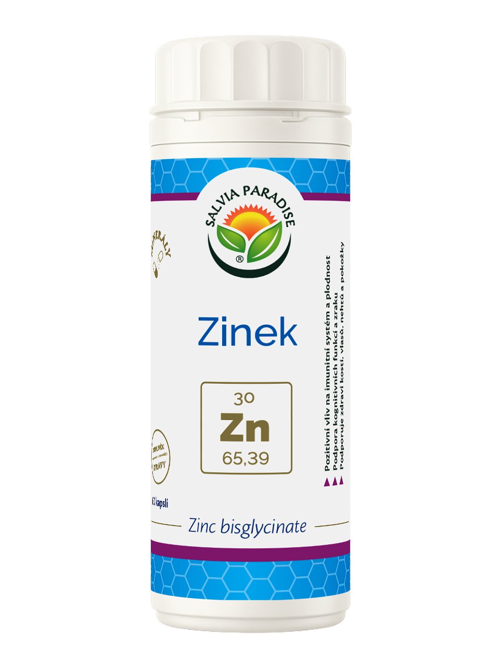 Zinek – Zinc bisglycinate kapsle 60 ks