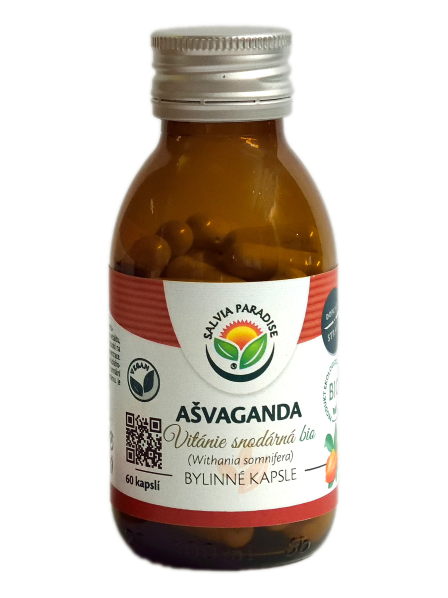 Ašvaganda - vitánie kapsle BIO 60 ks