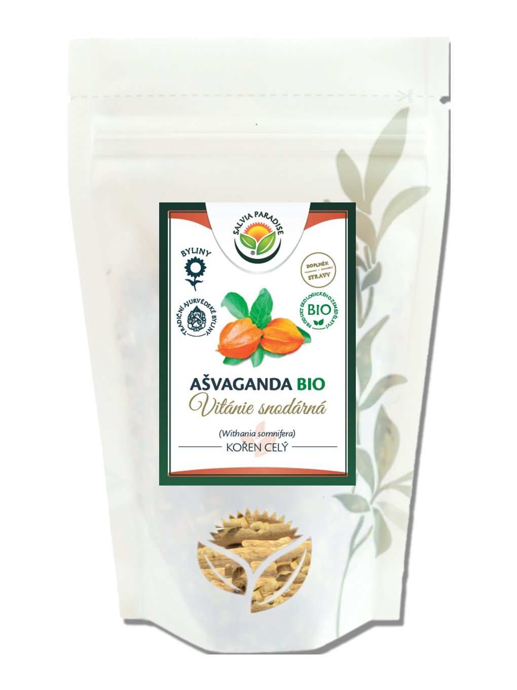 Ašvaganda kořen celý BIO