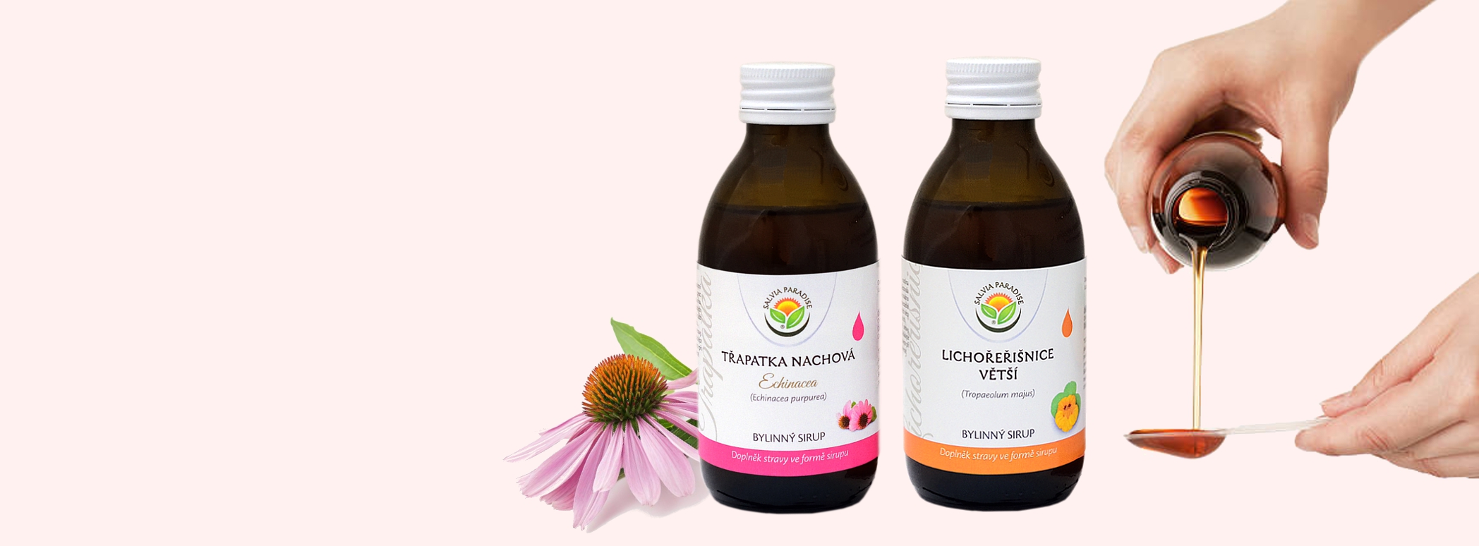 Nová řada bylinných sirupů