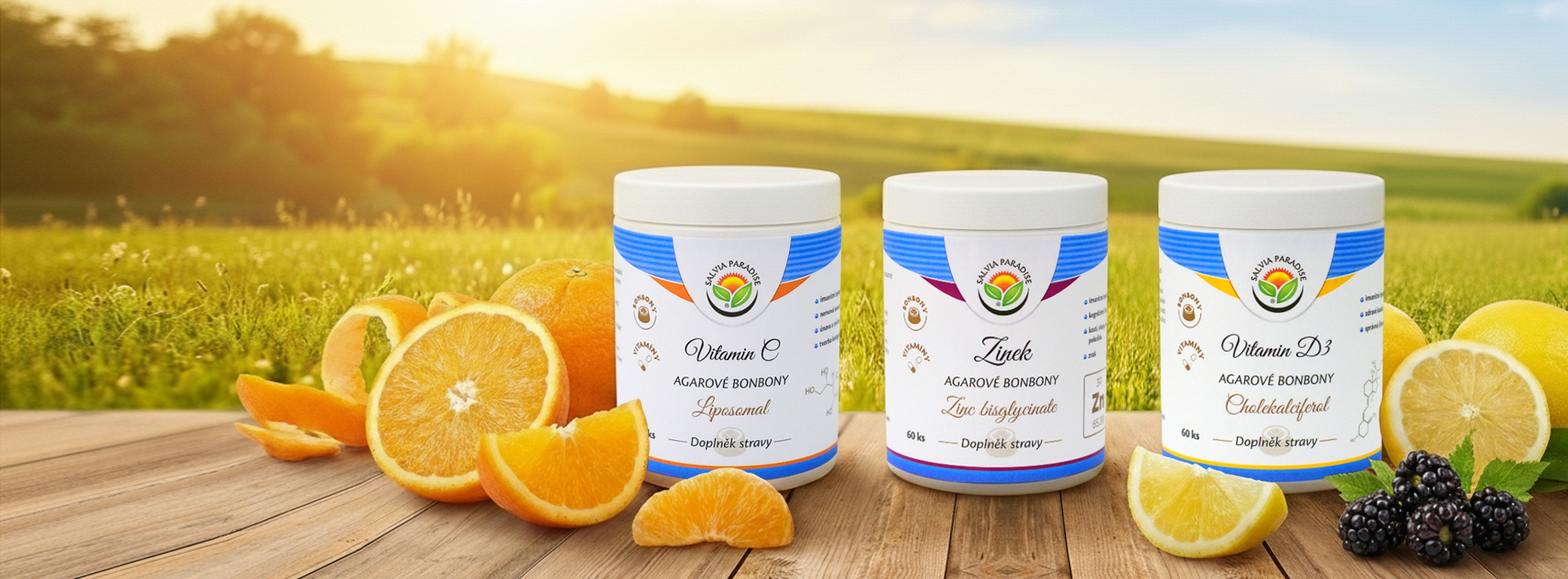 Bonbony plné vitaminů a minerálů