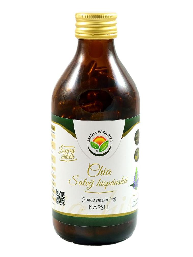 Chia semínka - Salvia hispanica kapsle 190ks