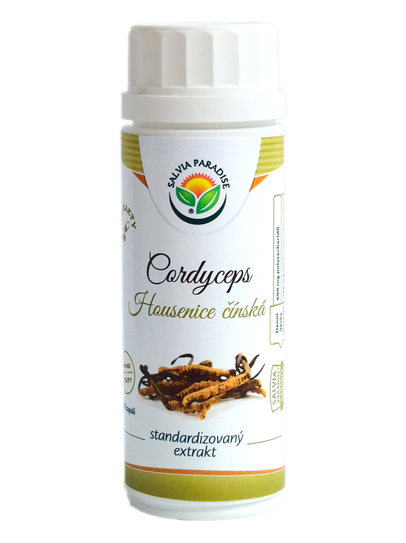 Cordyceps - housenice standardizovaný extrakt kapsle 100 ks