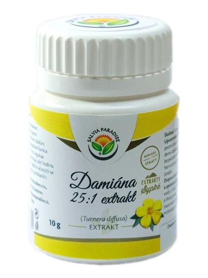 Turnera diffusa - damiána 25 : 1 extrakt 10 g