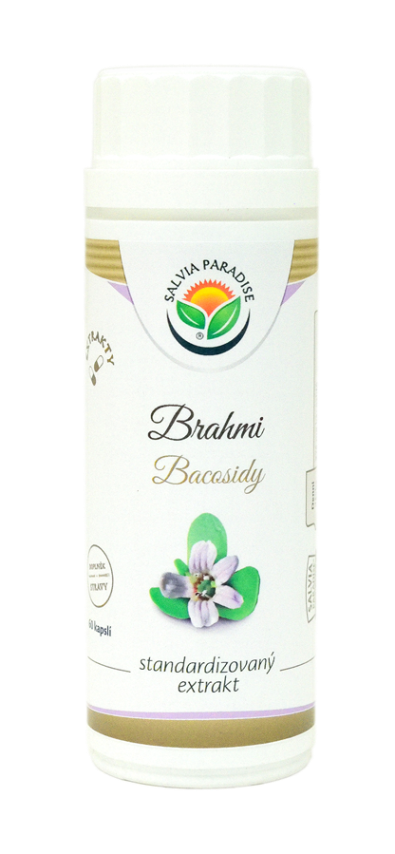 Brahmi – Bacopa monnieri standardizovaný extrakt kapsle