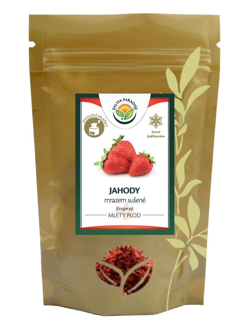 Jahody mleté sušené mrazem - lyofilizované 50 g