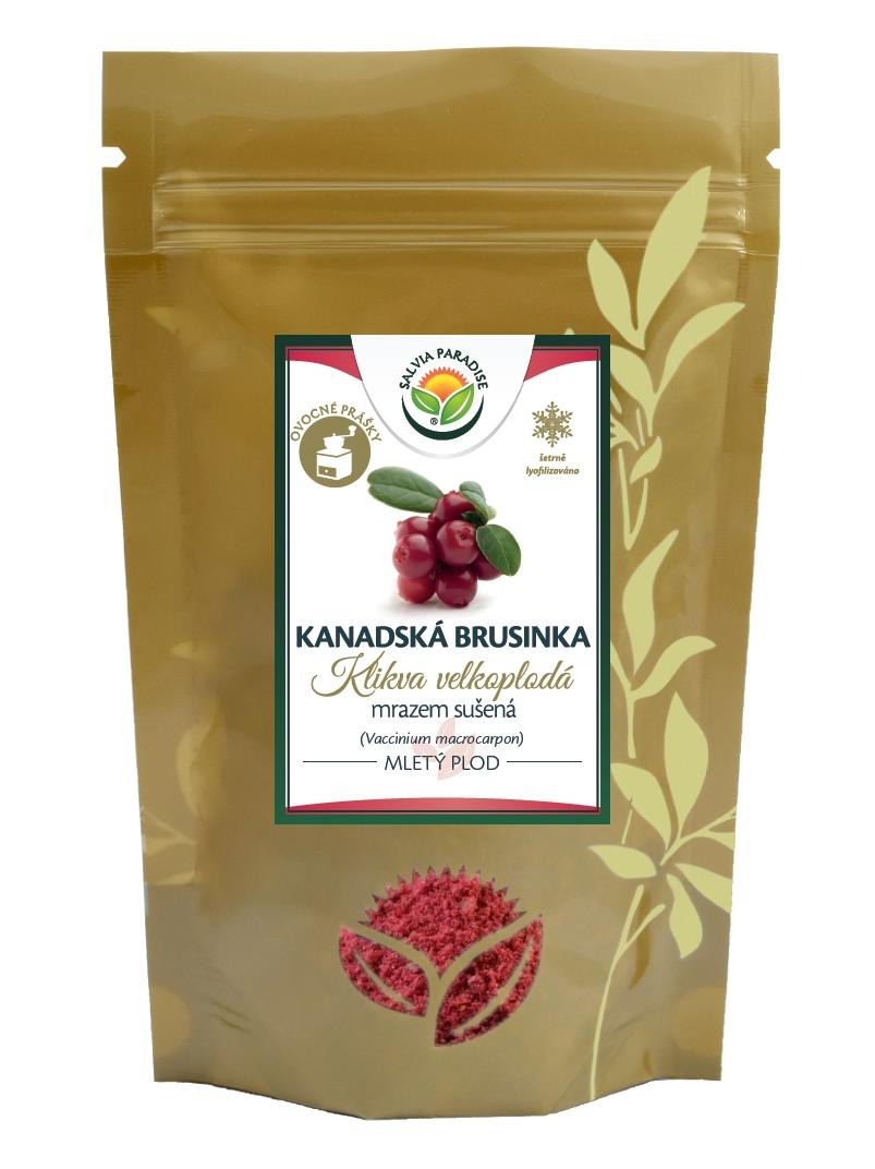 Kanadská brusinka mletá sušená mrazem - lyofilizovaná 50g