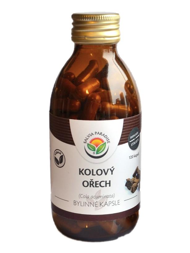 Cola acuminata - kolový ořech kapsle 120 ks