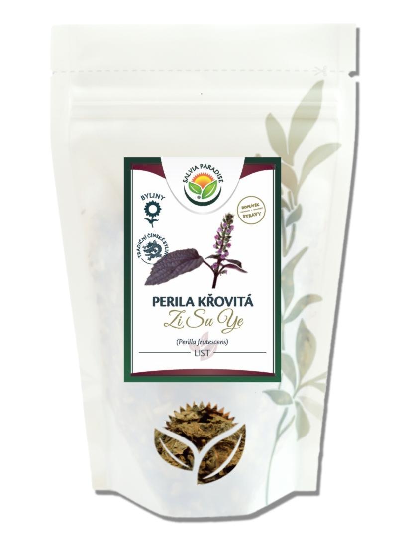 Perila křovitá list