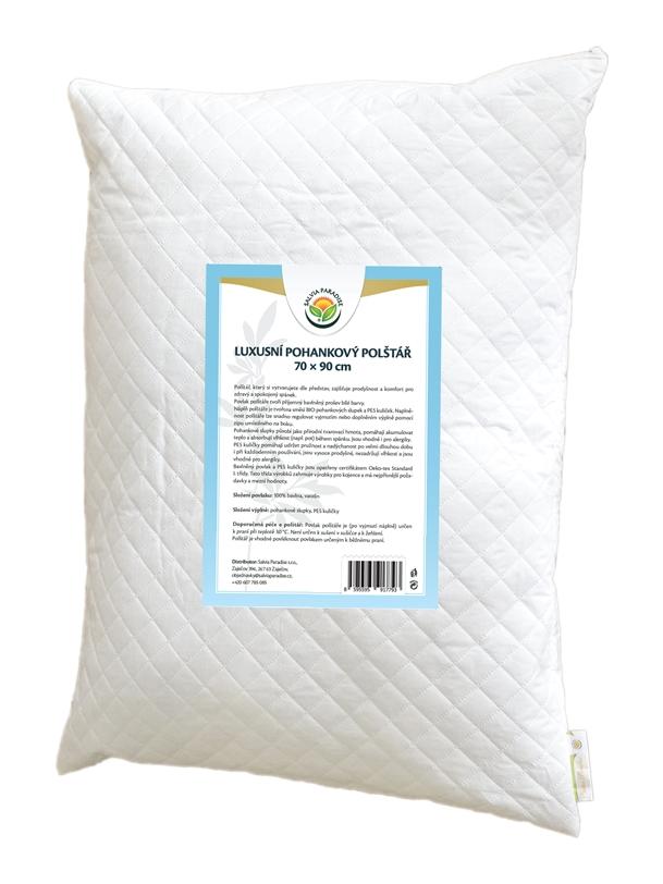 Luxusní pohankový polštář 70 x 90 cm