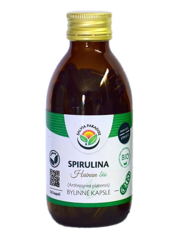 Spirulina kapsle BIO 120 ks Zavřete