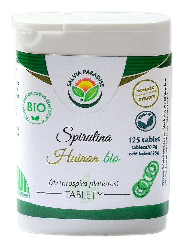Spirulina Hainan tablety BIO 25 g