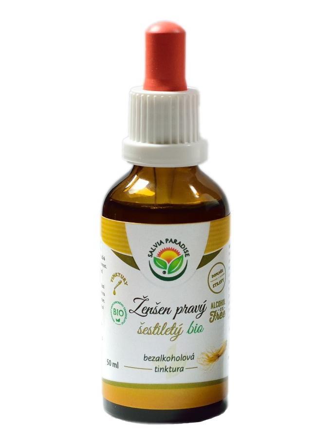 Ženšen pravý 6letý AF tinktura BIO 50 ml