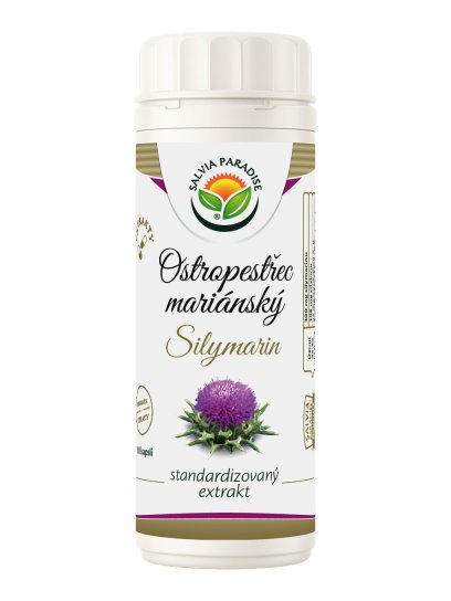 Ostropestřec - silymarin standardizovaný extrakt kapsle 100 ks