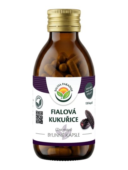 Fialová kukuřice - Maiz Morado kapsle 120 ks