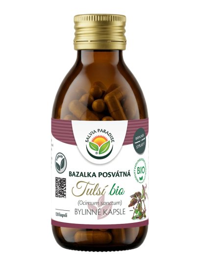 Tulsí - bazalka posvátná kapsle BIO 120 ks