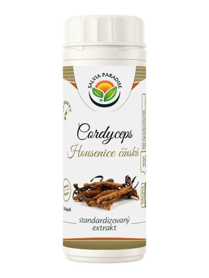 Cordyceps - housenice standardizovaný extrakt kapsle 100 ks