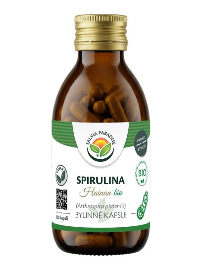 Spirulina kapsle BIO 120 ks