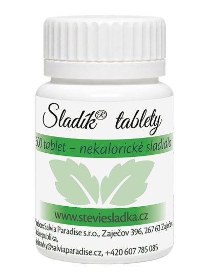 Sladík sladidlo - stévie tablety 500 ks